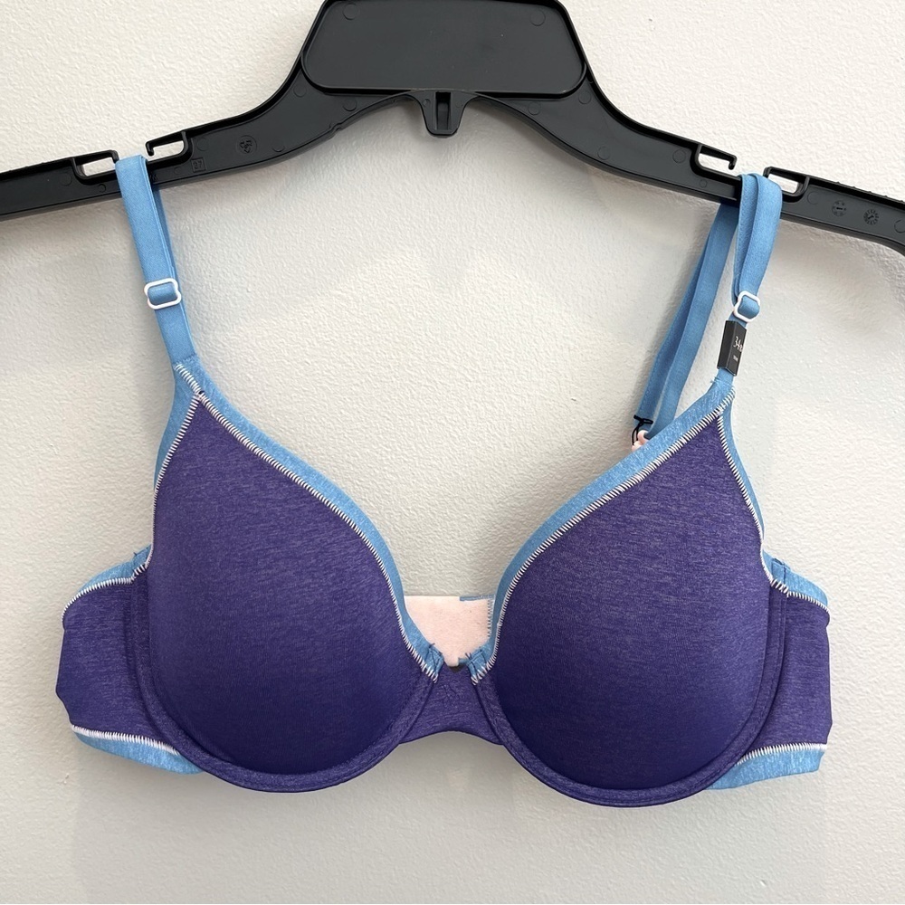 Victorias Secret Lined Demi Padded Bra size 34B Marled Purple NWT
